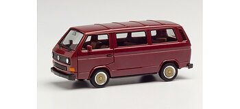 VW T3 Buss m. BBS-fälgar, vinröd