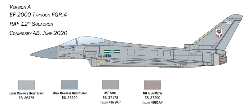 Eurofighter Typhoon EF-2000 1/72 - 3