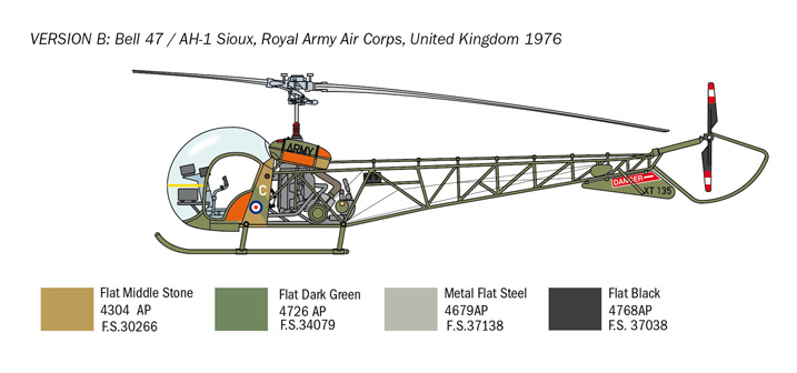 OH-13 Scout Korean War 1/48 - 4