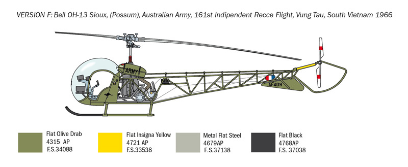 OH-13 Scout Korean War 1/48 - 8