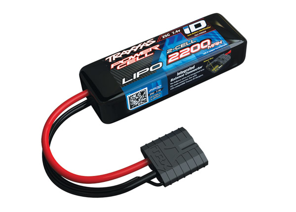Li-Po Batteri 2S 7,4V 2200mAh 25C iD-kontakt