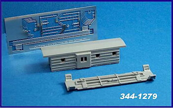 MILW Caboose - kit, No Trucks, Horizontal Side Ribs, JnJ Trains