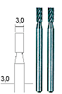 Pinnfräs, Ø 3.0mm (2st)