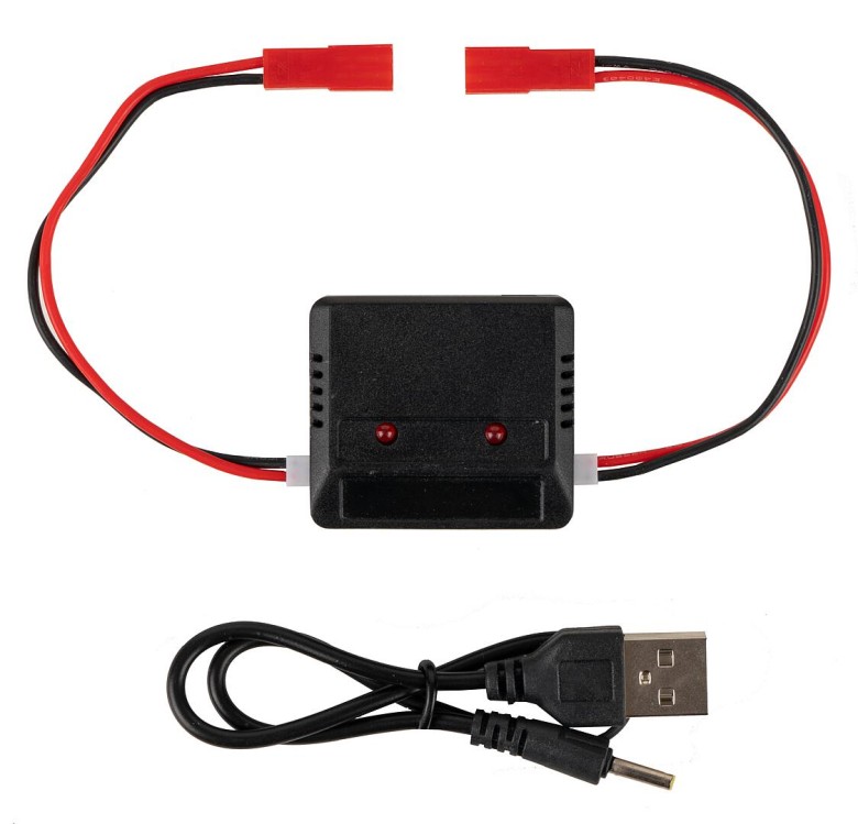 Laddare till Ack LiPo 1S, 600mAH, JST-kontakt (180713)