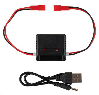 Laddare till Ack LiPo 1S, 600mAH, JST-kontakt (180713)