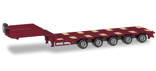 Maskintrailer 5a Goldhofer, röd