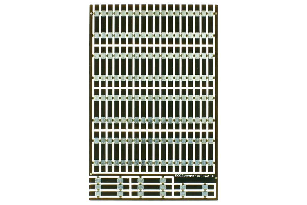 Pre-Etched Sleepers 1.6mm (4mm scale) Straight Track, 80pcs