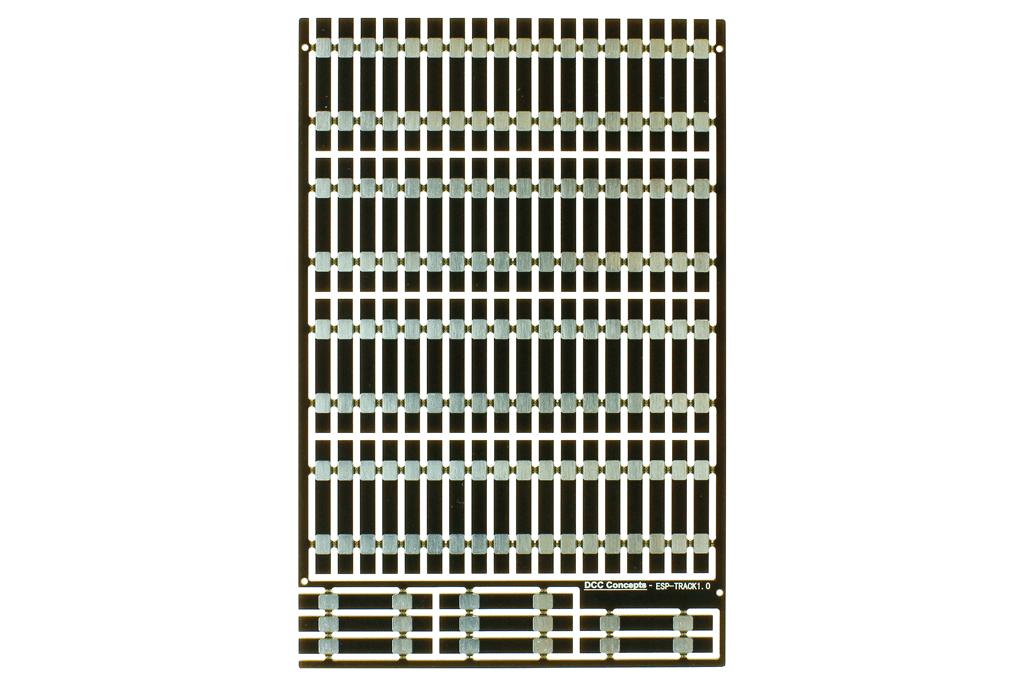 Pre-Etched Sleepers 1.0mm (4mm scale) Straight Track, 80pcs