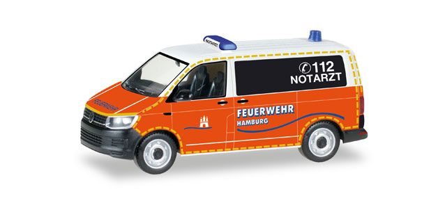 VW T6 buss 'Notarzt Feuerwehr Hamburg'