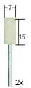 POLERSTIFT AV FILT CYLINDRISK 7X15 MM 2 ST