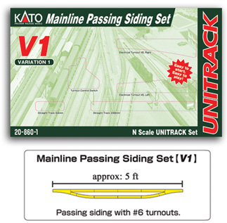 V1 Mainline Passing Siding Set