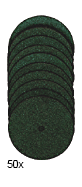 KAPSKIVA KORUND 22 MM, 50 ST