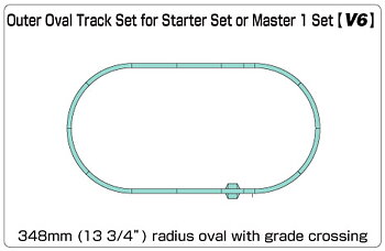 V6 Outside Loop Track Set