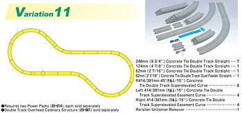 V11 Double Track Set