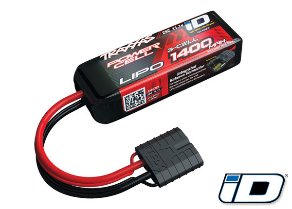 Batteri Li-Po 3S 11.1V 1400mA iD-kontakt