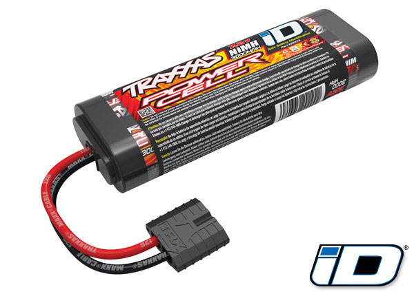 Battery, Power Cell, 3000mAh (NiMH, 6-C flat, 7.2V)