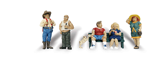 Full Figured Folk - N Scale