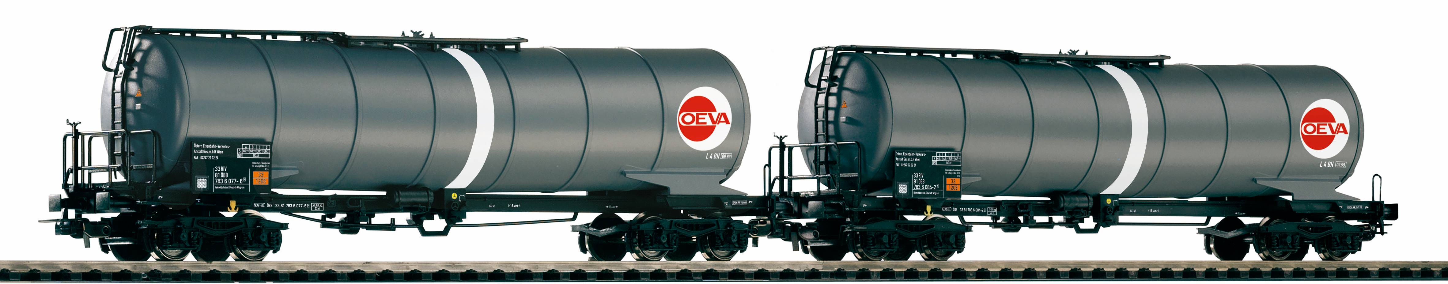 Set: 2x tankvagn OEVA ÖBB V