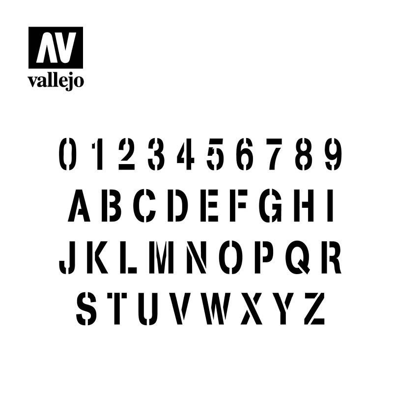 Stamp Font, 1/35