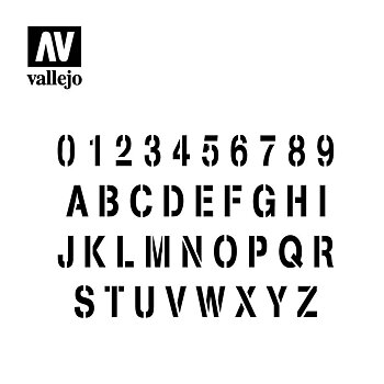 Stamp Font, 1/35