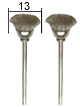STÅLSKIVBORSTAR 13 MM