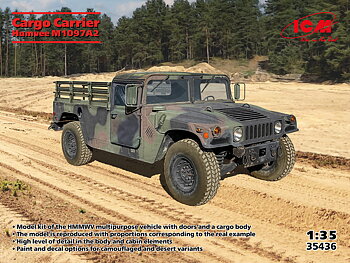 Humvee M1097A2 – Militär Cargo Carrier 1/35
