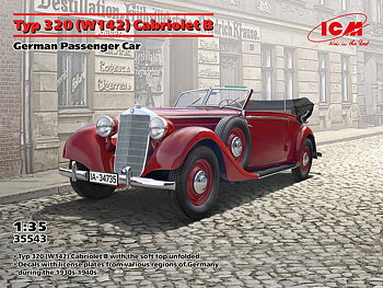 Typ 320 (W142) Cabriolet B, German Passenger Car 1/35