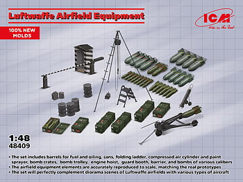 LW flygfältsutrustning 1/48