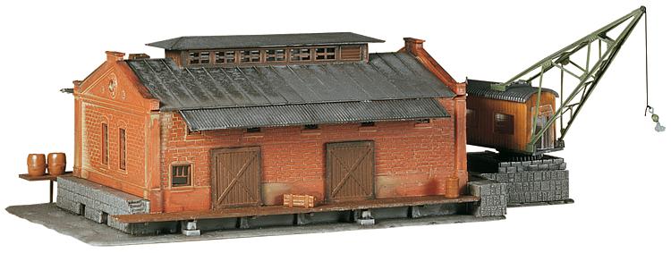Freight Shed with crane, Faller - 3