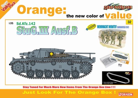 StuG.III Ausf.B + Bonus: Wehrmacht Infantry, 1/35