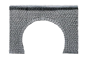 Tunnelportal, dubbelspår