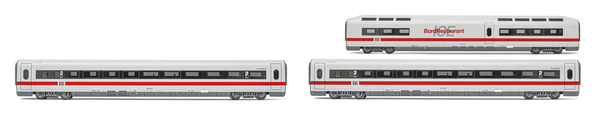 Extra mellanvagnar ICE1, 2x 2.