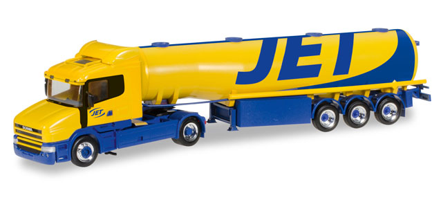 Scania Hauber fuel tank semitrailer "Jet"