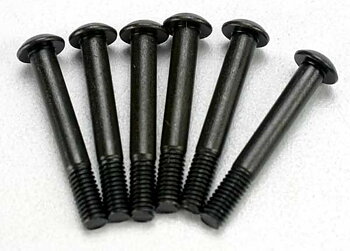 Skruv M3x21mm Kullrig Insex (Delvis Gängad) (6