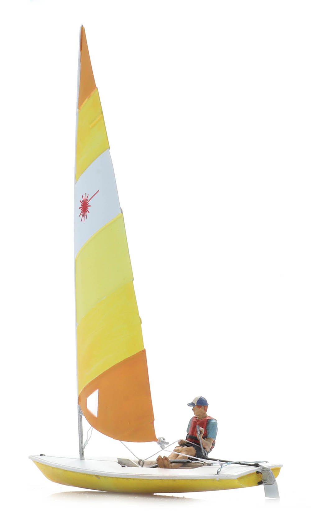 Sailing Boat Laser sailing + figure