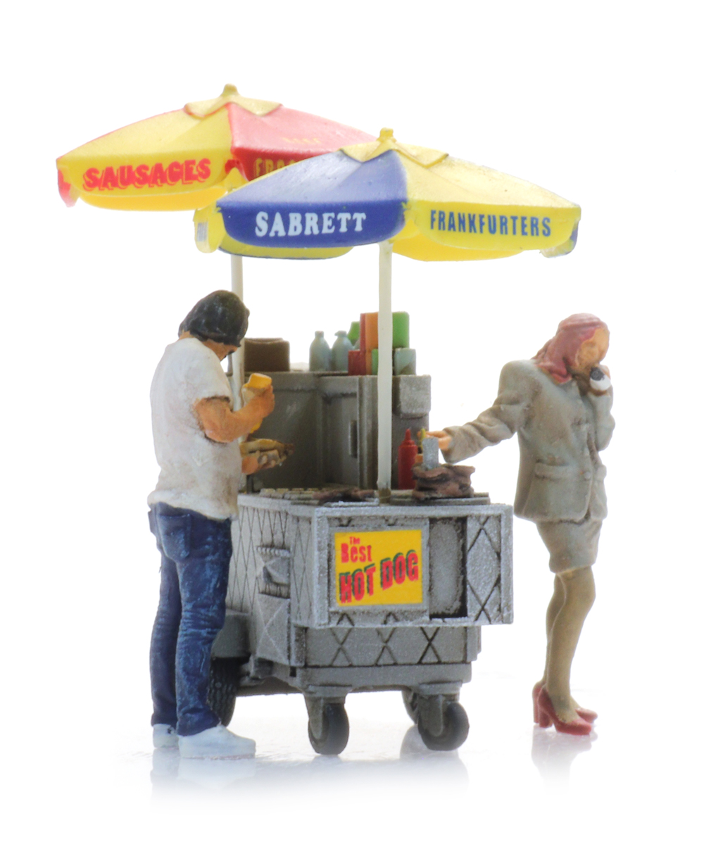 Varmkorvgubbe med vagn - 2