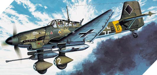 JU87G-1 Stuka 1/72, Academy