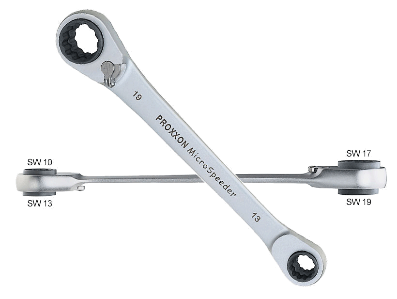 MicroSpeeder Quad, 10 - 13mm / 17 - 19mm