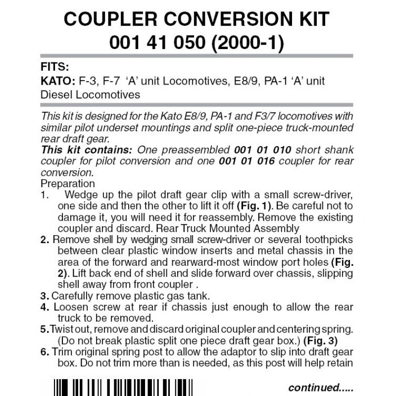 Pilot Conversion Kit 2000-1