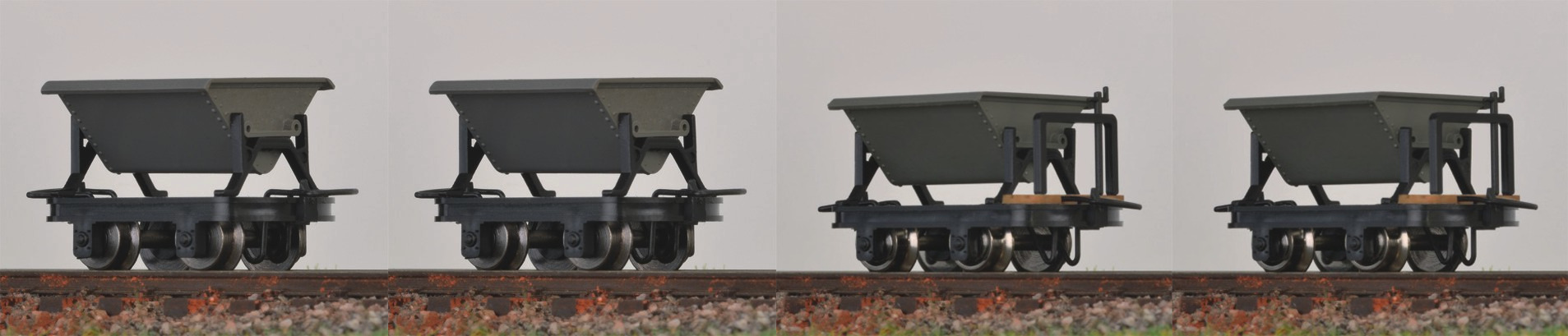 Tippvagnar (2st obromsade/2st bromsade)