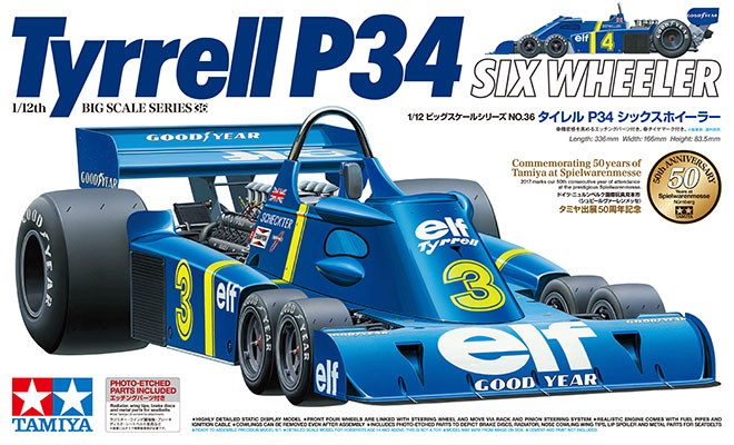 Tyrell P34 w/photo-etched parts 1/12 - 2