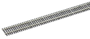 Flexräls code 83, träslipers, H0