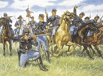 Union Cavalry 1863, 1/72