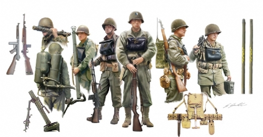 US Infantry on Board (10 Fig.) 1/35
