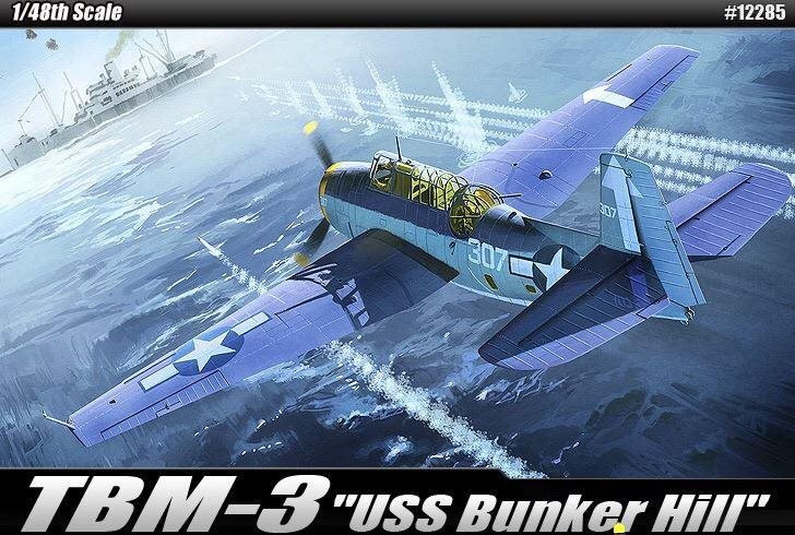 TBM-3 USS Bunker Hill 1/48