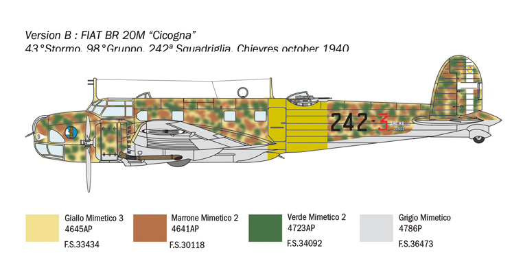 FIAT BR.20 'CICOGNA' 1/72 - 4