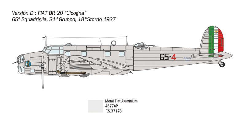 FIAT BR.20 'CICOGNA' 1/72 - 6