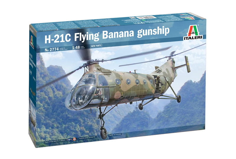 H-21C 'Flying Banana' Gunship 1/48 - 2