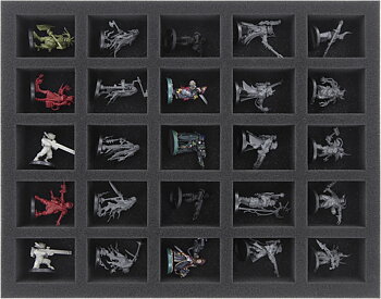 FS035A012 Feldherr foam tray for Adeptus Mechanicus - 25 compartments