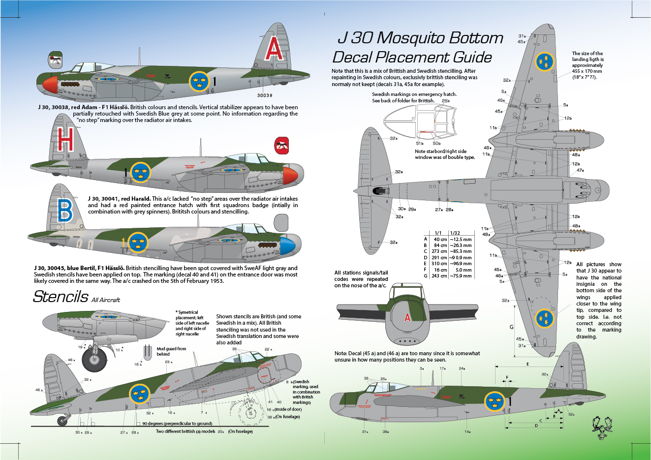 J 30 DH Mosquito 1/32 - 2